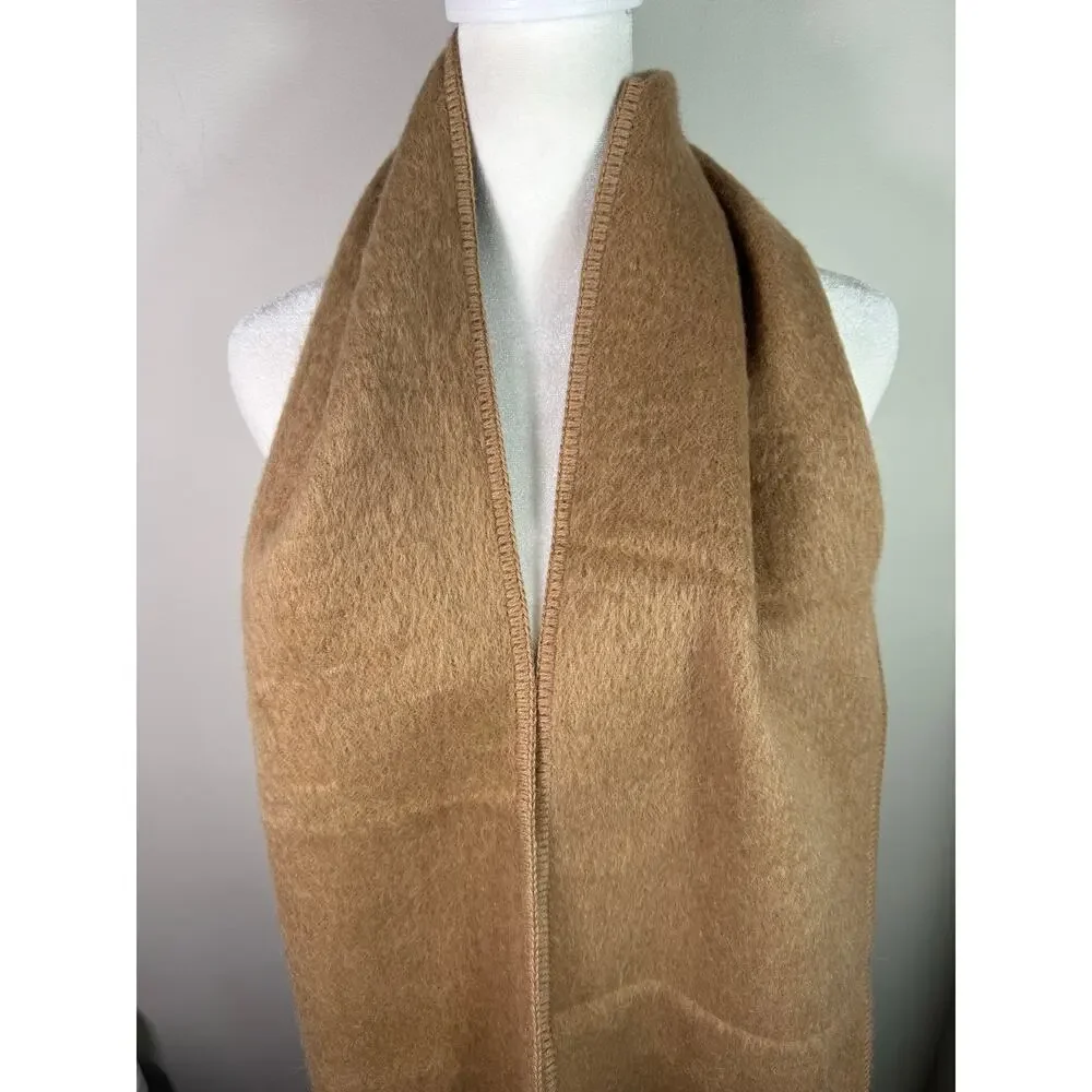 Tan Beige Arte Sania Textil Alpaca Scarf